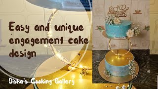 Easy Cake Decoration  By Dishas Cooking Gallery [upl. by Adniral664]