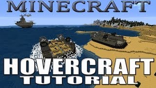 Minecraft Hovercraft Tutorial LCAC 1 [upl. by Pollard390]