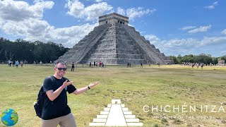 Chichen Itza Walking Tour  One Of The New 7 Wonders Of The World Yucatan Mexico [upl. by Hallagan]