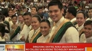 Dingdong Dantes nakagraduate na ng College sa kursong Technology Management [upl. by Hardej5]