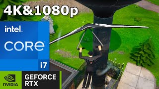 RTX 3050 Ti  i7 11800H  Fortnite OG 4K Low  1080p EpicLow  DLSS ON [upl. by Hgielyk]