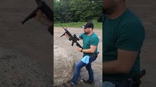 shooting bud light budlight beercan ar15 [upl. by Rudolfo]