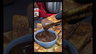 Pain Perdu Nutella🍫recette food humour recettefacile recipe cooking yummy chocolate recipe [upl. by Casi741]