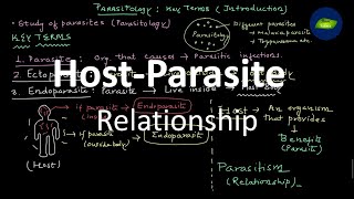 HostParasite Relationship  Parasites  Endoparasites Ectoparasite  Basic Science Series [upl. by Sirhc]