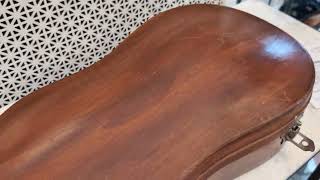 20240626 antique wooden violin case repair suggestion from fiddle dog Nashua nh [upl. by Fisoi77]