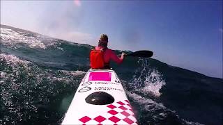 Durban Downwind  Big Swell  28 Knots  Carbonology Zest  Crossing Gear [upl. by Herbie669]