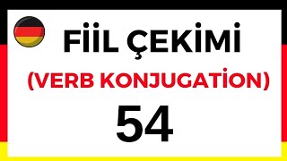 ALMANCA FİİL ÇEKİMİ VERB KONJUGATİON verlieren almancaöğreniyorum almancakonuşma almanca [upl. by Adnola322]