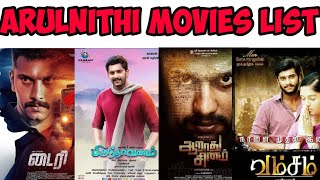 Arulnithi movies list  arulnithi  movies list [upl. by Orimlede]