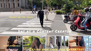 Vlog Day as a Content Creator ✨♥️  Bangalore vlogs Sheen Deborah [upl. by Aristotle]