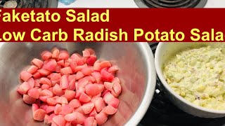 Faketato Radish Potato Salad using Cooked Radishes [upl. by Koblick503]