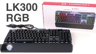 Lioncast LK300 RGB  Hochwertige mechanische Gaming Tastatur [upl. by Maxey478]