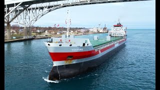 EXEBORG  WAGENBORG  Downbound Port Huron Michigan 3312024 [upl. by Econah]