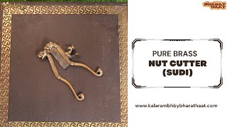 Brass Nut Cutter  Nut Cutter  Sudi  Decorative Sudi Nut Cutter [upl. by Leibarg120]