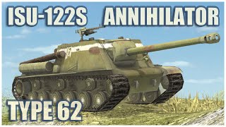 Annihilator ISU122S amp Type 62 • WoT Blitz Gameplay [upl. by Yalahs]