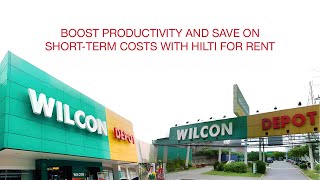 Hilti for Rent at Wilcon Depot  Boost Productivity amp Cut Costs [upl. by Ynoyrb295]