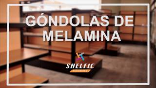 Góndolas de melamina mobiliario ideal para exhibir productos en tu minimarket o tienda en Lima [upl. by Neelcaj]