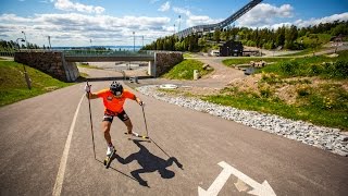 Opplev Oslo  rulleski i Holmenkollen [upl. by Anelahs221]