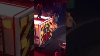 Jacob Fatu throws Roman Reigns off the Ambulance shorts shortvideo shortvideo [upl. by Sitruc]