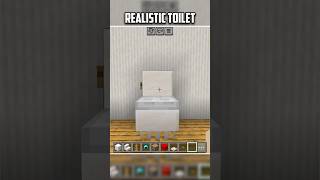 HOW TO MAKE REALISTIC TOILET ✅ shorts ytshorts minecraft viralshorts [upl. by Nova]