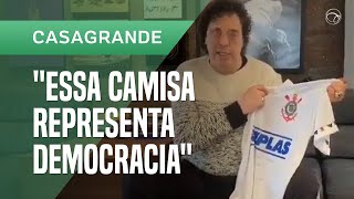 Casagrande posta vídeo e critica foto de Marcelinho com Bolsonaro quotEssa camisa é democraciaquot [upl. by Bandeen270]