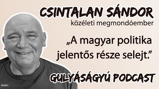 Csintalan A magyar politika jelentős része selejt – Gulyáságyú podcast S04E01 [upl. by Clayberg]