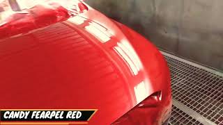 tips cara cat mobil warna red pearl candy [upl. by Corvin]