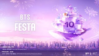 BTS 10th Anniversary Fireworks Show 4K [upl. by Artek]