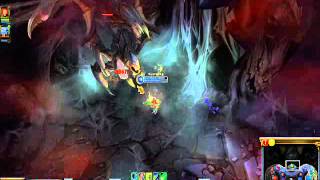 Killing spider Vilemaw Boss in Twisted Treeline League Of Legends [upl. by Amity]