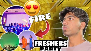 COLLEGE FRESHERS PARTY WITH GIRLS 👧😍 [upl. by Arebma]