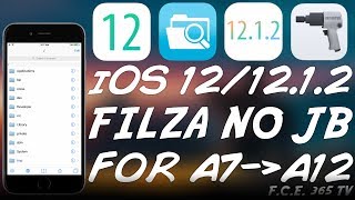 iOS 1212  12 How To Get FILZA No Jailbreak FOR iPhone 5S 6 7 8 X etc With ROOT [upl. by Odnalref]