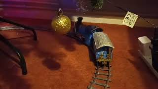 christmas under tree train set polar express [upl. by Alburga834]