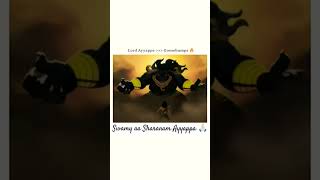 Ayyappa Swamy Story 🥹🙌🏻 lordayappa cartoon ayappaviralshort shabarimalai love song edit [upl. by Perrie391]