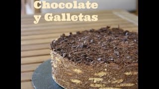 Tarta de chocolate y galletas [upl. by Nivej]