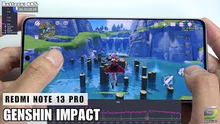 Xiaomi Redmi Note 13 Pro test game Genshin Impact Max Graphics  Highest 60 FPS [upl. by Ahsac]