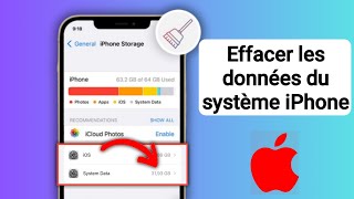 Comment nettoyer les données système sur iPhone  Comment supprimer les données système sur iPhone [upl. by Naryb]