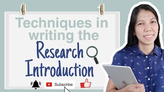 WRITING THE RESEARCH INTRODUCTIONTECHNIQUES  BONUS TIPS PracticalResearchResearchPaper [upl. by Launcelot]