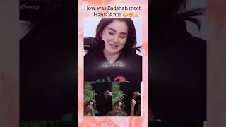 Hania amir talks about badshah haniaaamir iqroskii haniaaamir funny interview badshah cute [upl. by Lemaceon]