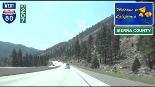 I80 in the Sierras Reno to Truckee [upl. by Eceinej181]