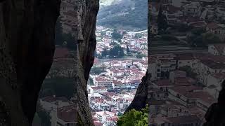 Glimpses of Kalambaka city from atop MeteoraGreece shortsvideo shorts doctorrahulsen [upl. by Nylinej712]