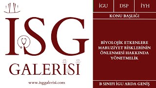 BİYOLOJİK RİSK ETMENLERİ amp SAĞLIK VE GÜVENLİK İŞARETLERİ amp YAPI İŞLERİNDE İSG YÖNETMELİĞİ [upl. by Johnston]