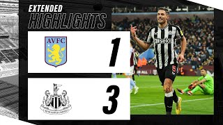 Aston Villa 1 Newcastle United 3  EXTENDED Premier League Highlights [upl. by Alli875]