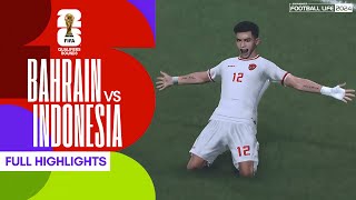 HIGHLIGHTS  BAHRAIN VS INDONESIA WORLD CUP QUALIFIER ROUND 3  Smokepacth Football Life 2024 [upl. by Vaclav168]