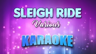 Sleigh Ride Karaoke amp Lyrics [upl. by Allenad929]