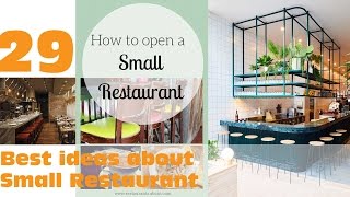 29 Best ideas about Small Restaurant Design  HD [upl. by Eseerehc]