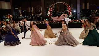 BEST INDIAN BOLLYWOOD WEDDING RECEPTION DANCE 2018 [upl. by Uball]