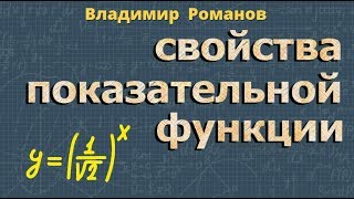 ПОКАЗАТЕЛЬНАЯ ФУНКЦИЯ график показательной функции [upl. by Boggers]