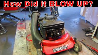 Snapper lawn Mower Why Did It Fail lets find out [upl. by Idnahs368]