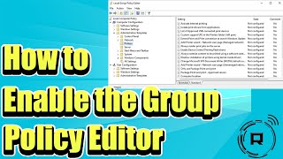 How to Enable the Group Policy Editor gpeditmsc in Windows 10 amp 11 [upl. by Thordia]