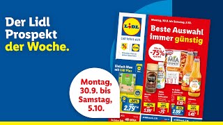 Der Lidl Prospekt der Woche  Angebote von Montag 309 bis Samstag 510 [upl. by Peyter]