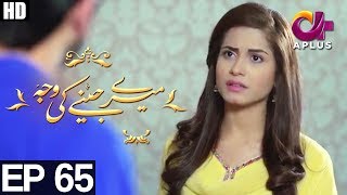 Meray Jeenay Ki Wajah  Episode 65  A Plus  Bilal Qureshi Hiba Ali Faria Sheikh  C4I1 [upl. by Warren]